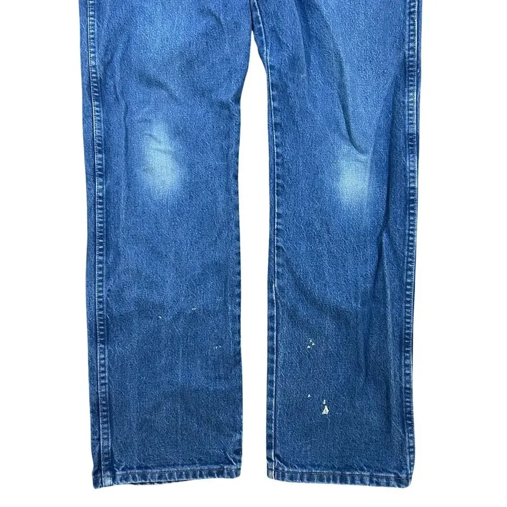 Vintage 90s Wrangler Cowboy Cut Jeans 34x32 13MWZ Western Denim USA Made Mens